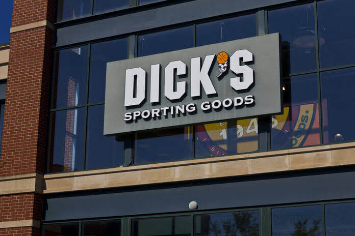 Dick's Sporting Goods stocks NYSE:DKS
