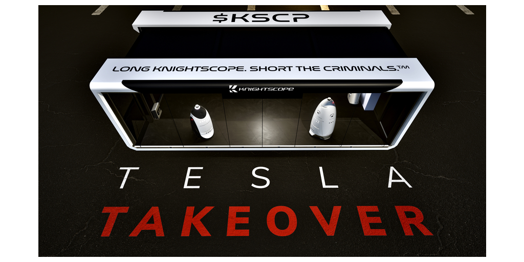TeslaTakeover KSCP Knightscope’s Robot Roadshow to be Featured at Tesla Takeover 2023