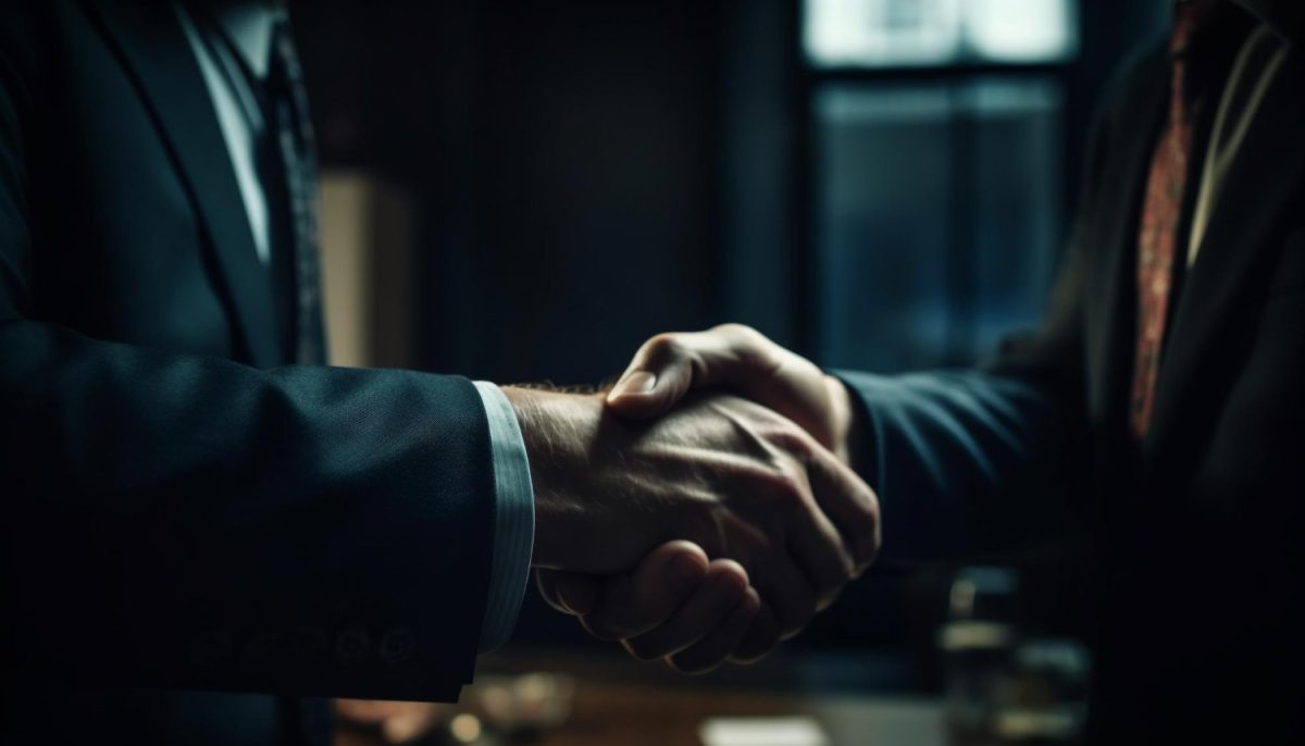 men shaking hands successful business agreement generated by ai WonderFi Announces Proposed Transaction for Bitbuy to Acquire Coinberry Client Accounts
