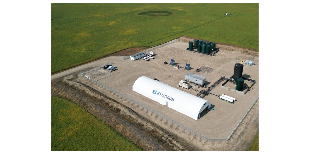 E3 Lithium Field Pilot Plant Site as of August 28 2023 E3 Lithium Begins Operations of Alberta’s First Direct Lithium Extraction Field Pilot Plant
