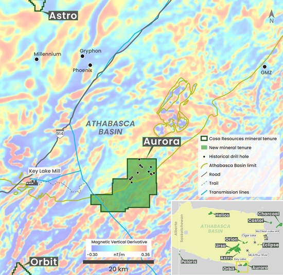 189710 8427a461e44ffa05 004 Cosa Acquires the Aurora Uranium Project, Athabasca Basin, Saskatchewan