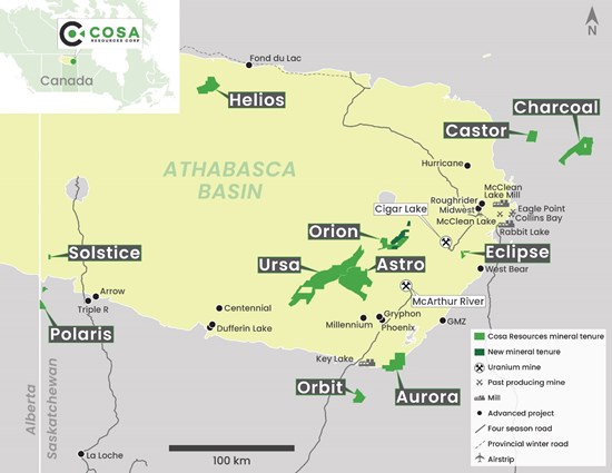 194562 34c3d7e2449398ae 003 Cosa Enters into Agreement to Acquire the Titan Uranium Project, Athabasca Basin, Saskatchewan