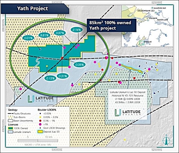 65fb1527b05e9927e7668b1b Generation Uranium To Begin Exploration Program On Its 100% Wholly Owned Yath Project In Nunavut, Canada
