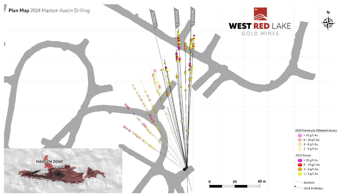 2 Figure West Red Lake Gold Intersects 17.77 g/t Au over 5.5m at McVeigh and 7.35 g/t Au over 12.12m at Austin – Madsen Mine