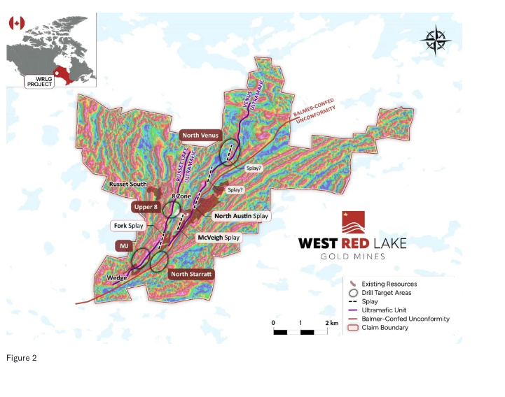 figure 2 West Red Lake Gold Initiates Surface Drill Program and Defines New Exploration Targets – Madsen Mine