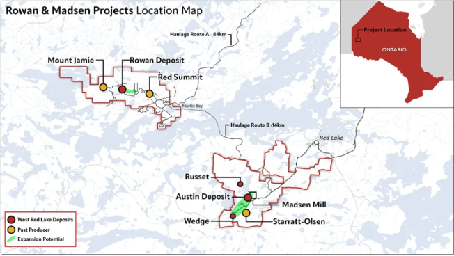 image 3 West Red Lake Gold Starts Test Mining and Bulk Sample Program at Madsen Mine