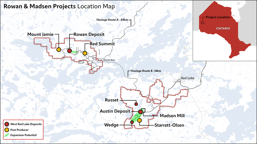 image 1 West Red Lake Gold Announces Positive Pre-Feasibility Study Results for Madsen Gold Mine with $315M After-Tax NPV and $70M Average Annual Free Cash Flow