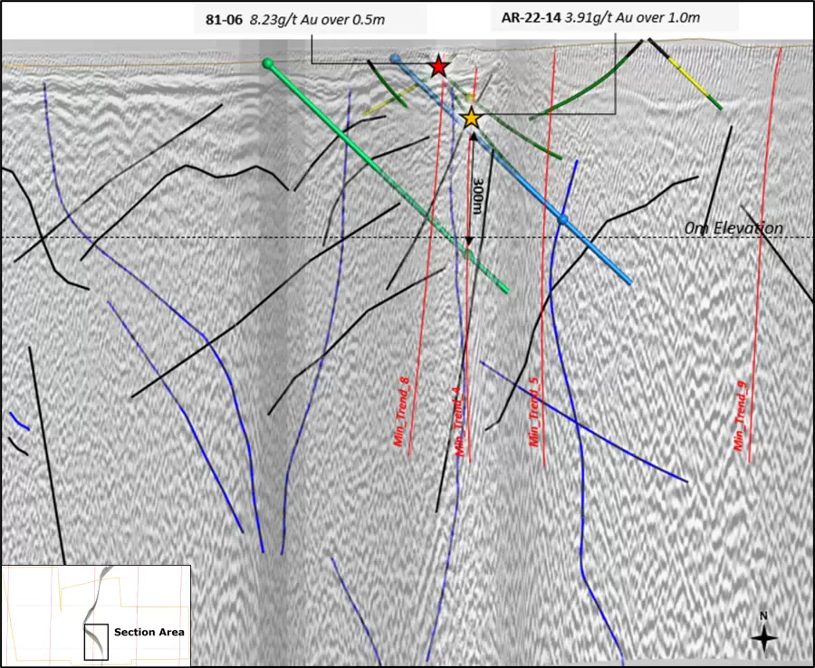 77317aa22d9ca6421076ac4cadb3805c Opawica Explorations Drill Hole Targets 2D Seismic on the Arrowhead Gold Project in Quebec, Canada