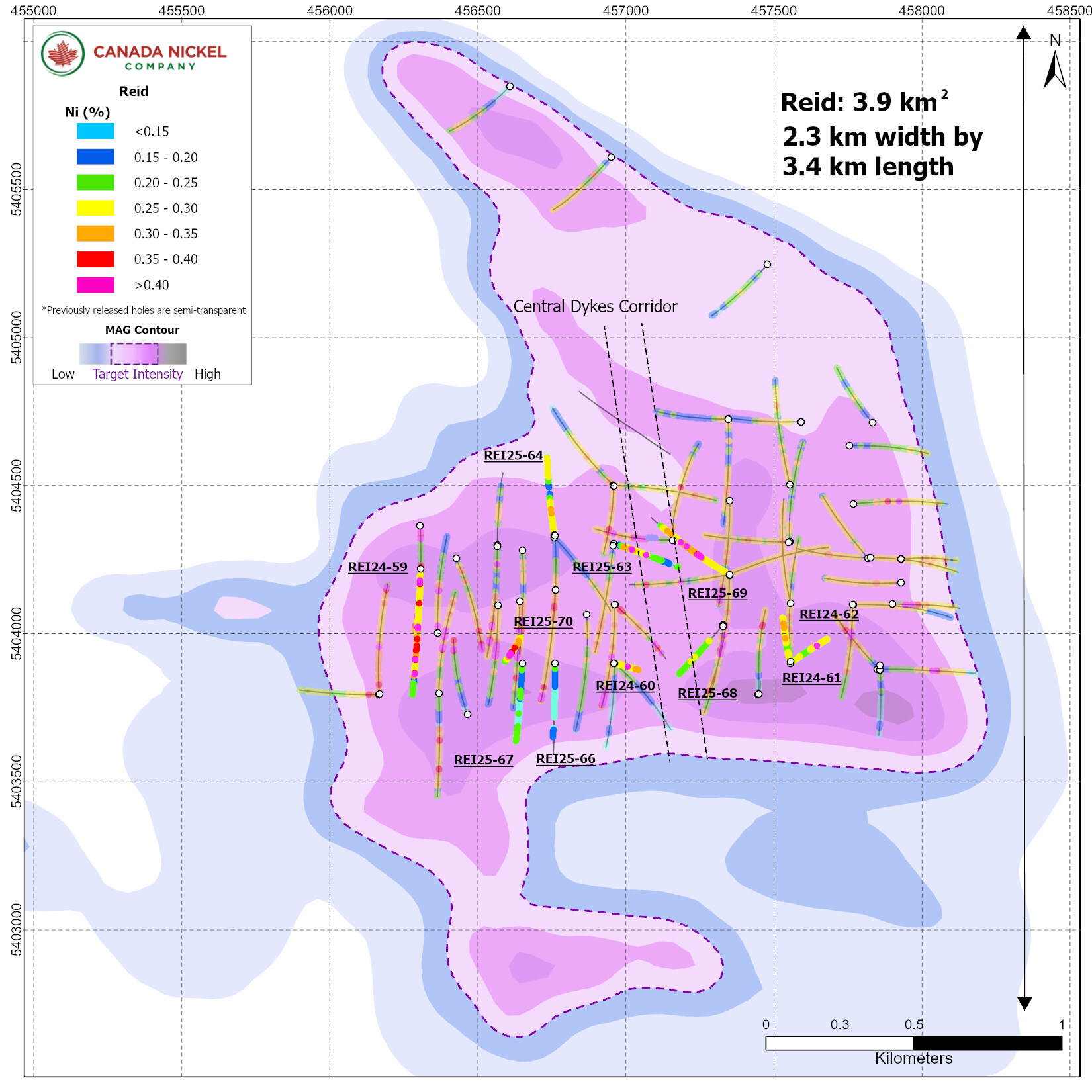 Canada Nickel Reports Continued Exploration Success at Reid, Mann West and Deloro