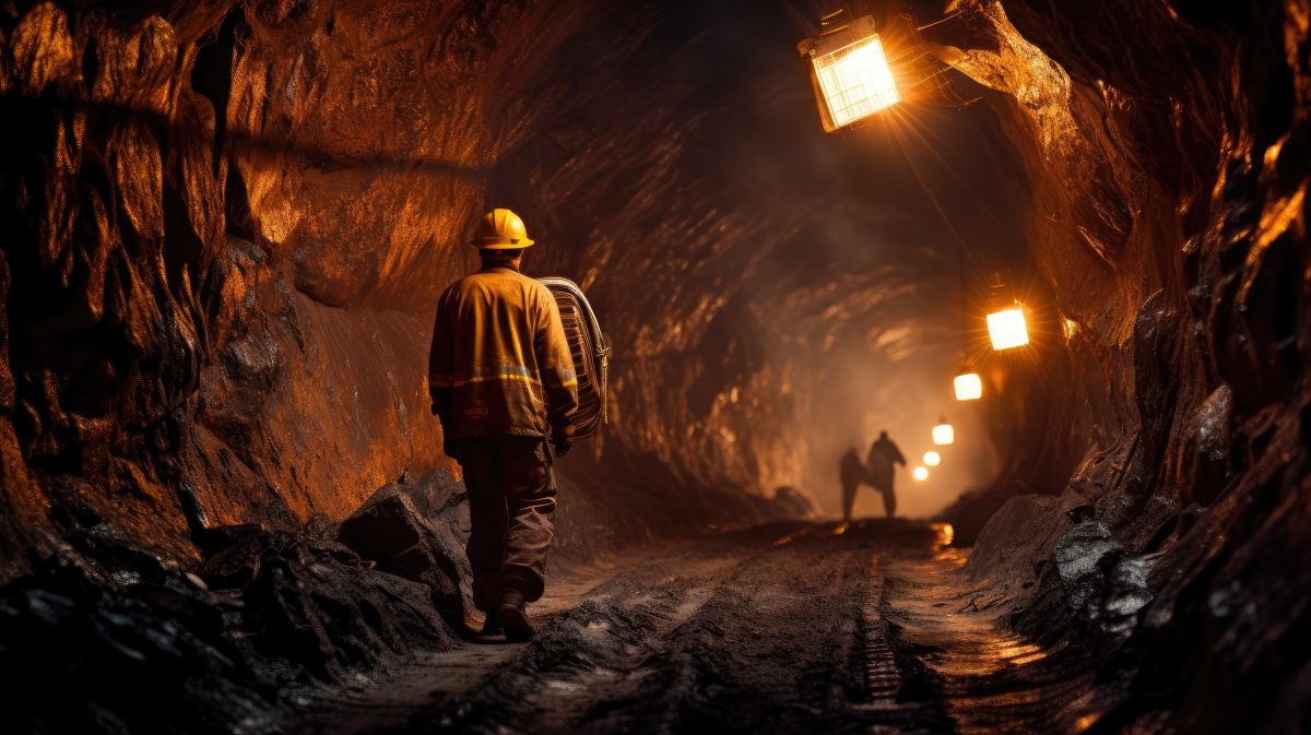 underground mining tunnel with radiant light backing from tunnel s end signifying discovery valuable resources ingenuity mining professionals unlocking earth s treasures 1 Premium Commences "Hinge" Drilling Targeting Large BHEM Plates in the 2km Area Between Selebi Deposits