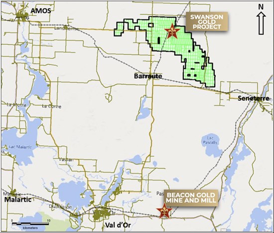 273064 9bbe0502f4b91a3d 004 LaFleur Minerals Provides Update on Confirmation Drilling for PEA at Swanson Gold Deposit and Beacon Gold Mill, Val-d'Or, Québec