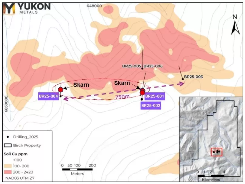 7eca52d881ab3683863ea5ff570fa26d Drilling Expands Near-Surface Copper-Gold Mineralization at the Birch Project